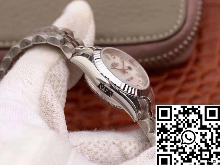 Dial Datejust Rolex Lady White 28MM 0521